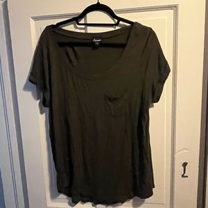 2/15 Womens Dark Olive Tee